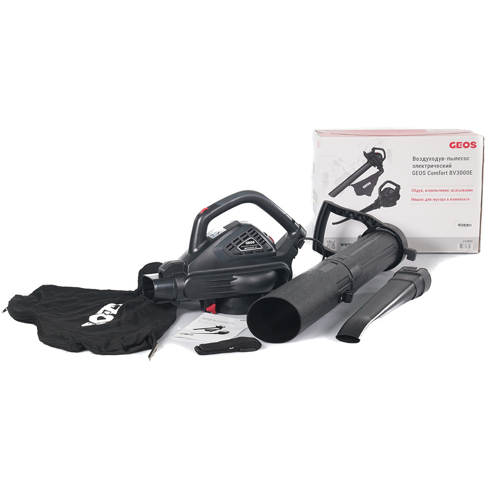 Воздуходувка-пылесос электро GEOS Comfort BV3000E, 3кВт