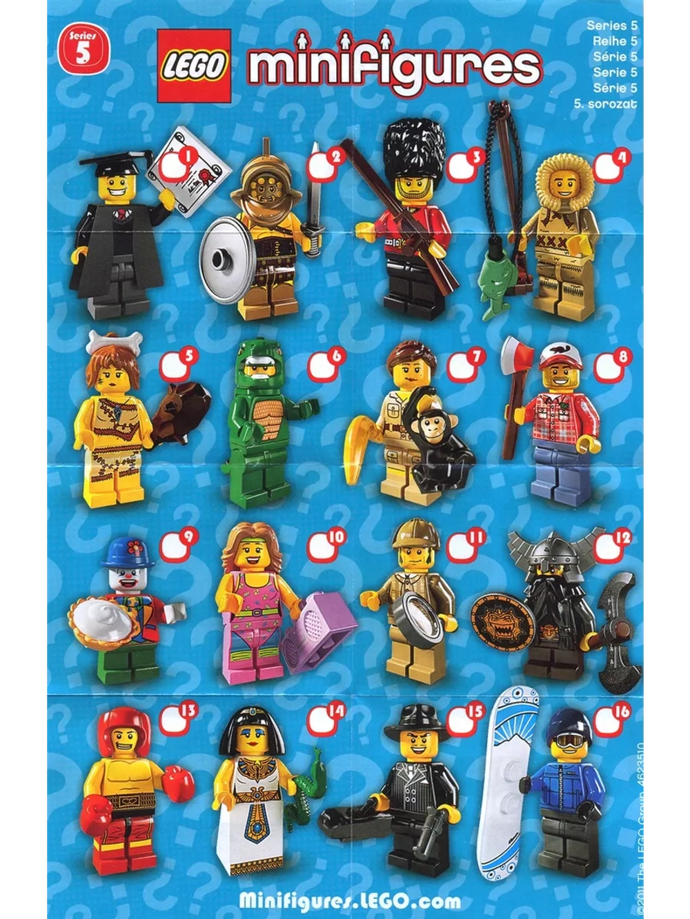 LEGO Минифигурки 5 серия 8805 Dwarf (Гном)