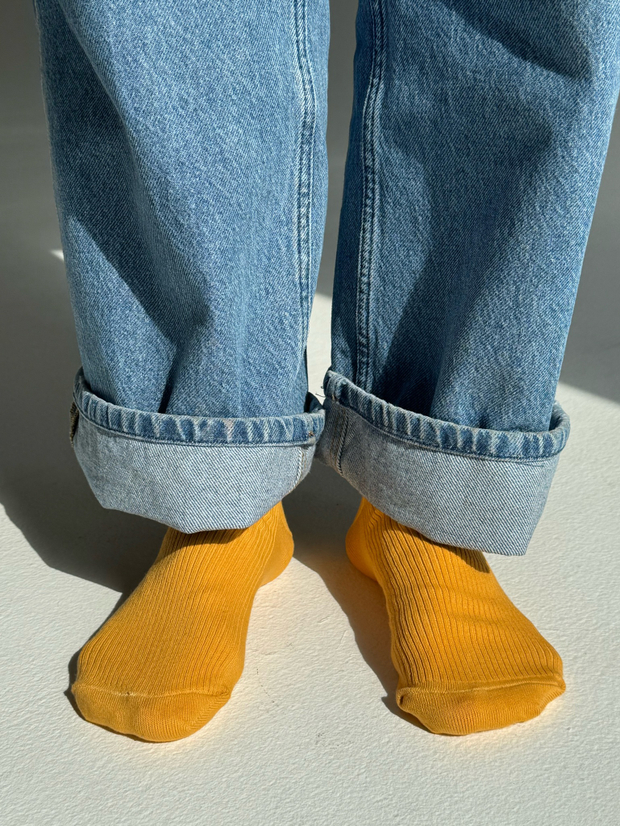 Носки MISLI:SOCKS горчичные