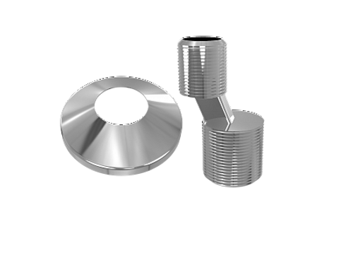 Эксцентрик HP 3/4*1/2 с конич.декор.чашкой