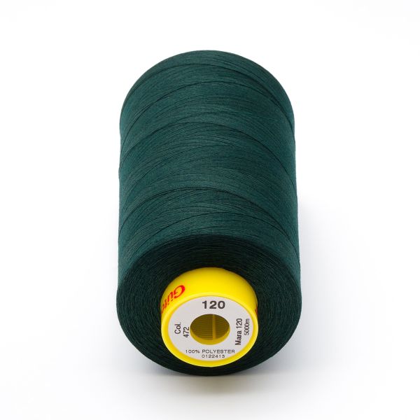 Нитка Gutermann Mara 120 (5000 метров), 1 боб., универсальная | 472 т.бутылочный