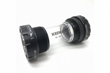 Каретка внешняя под Shimano "Kenli", на ось 24мм, резьба 1.37''* 24T, длина стакана 68/73мм, черная
