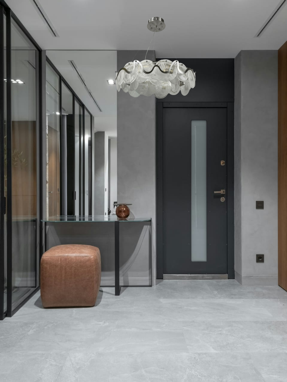 Люстра подвесная Lanbos, 8 ламп Е14, до 320 Вт, до 18 кв м, серебро