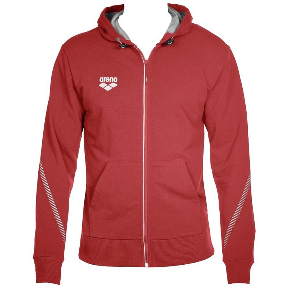 Спортивная толстовка Arena Team Line HOODED JACKET unisex (красная)