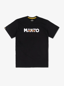 Футболка MANTO BODY & SOUL чёрная
