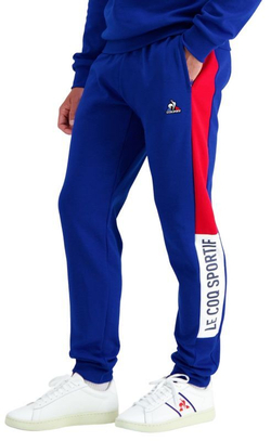 Мужские теннисные штаны Le Coq TRI Pant Regular N°1 SS23 - небесный