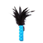 Перышко Fear no Evil Teaser - 17 см. (Цвет: голубой с черным)