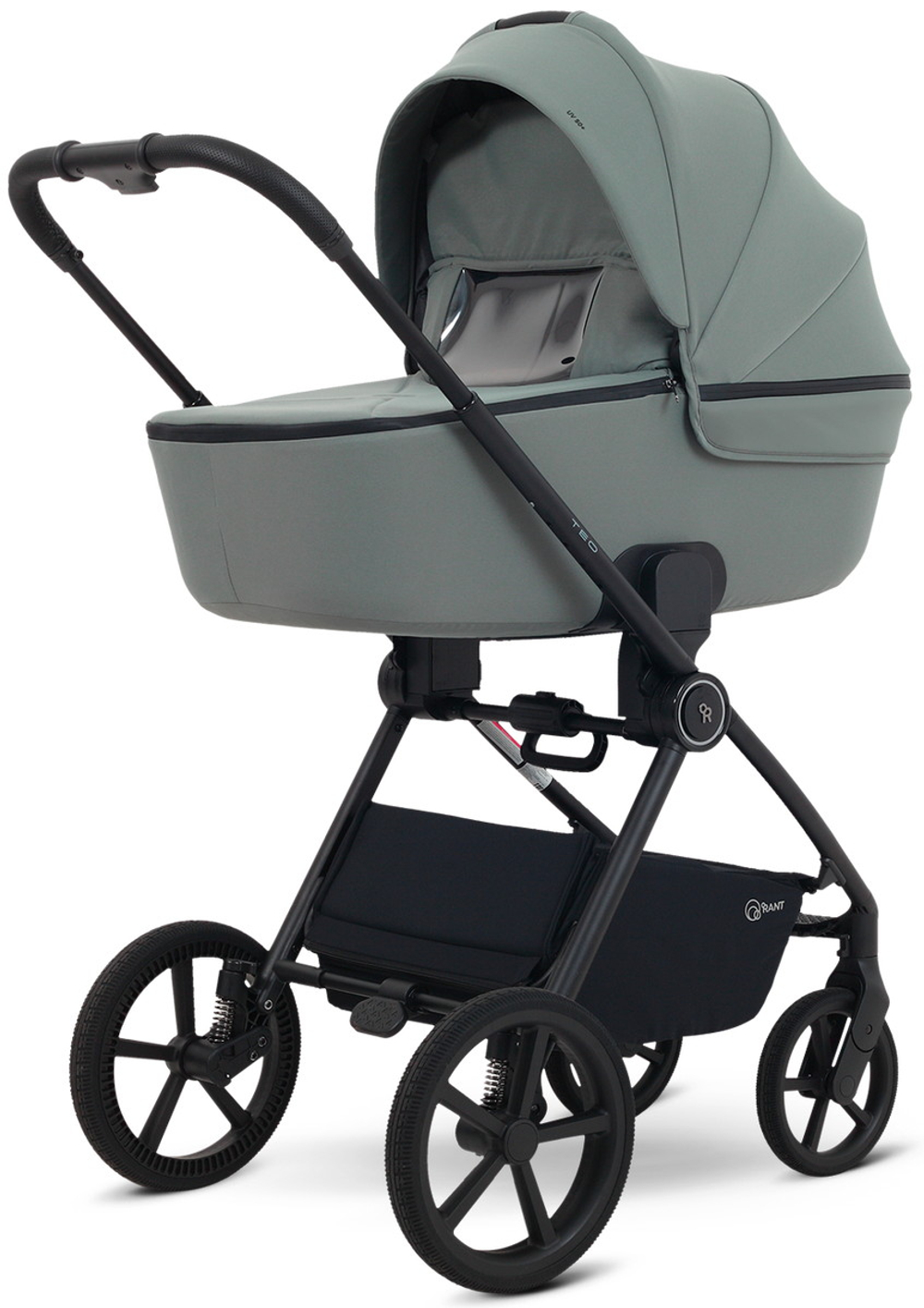 Детская коляска Rant Teo Soft 3 в 1 с автокреслом Aster Zero Olive Olive