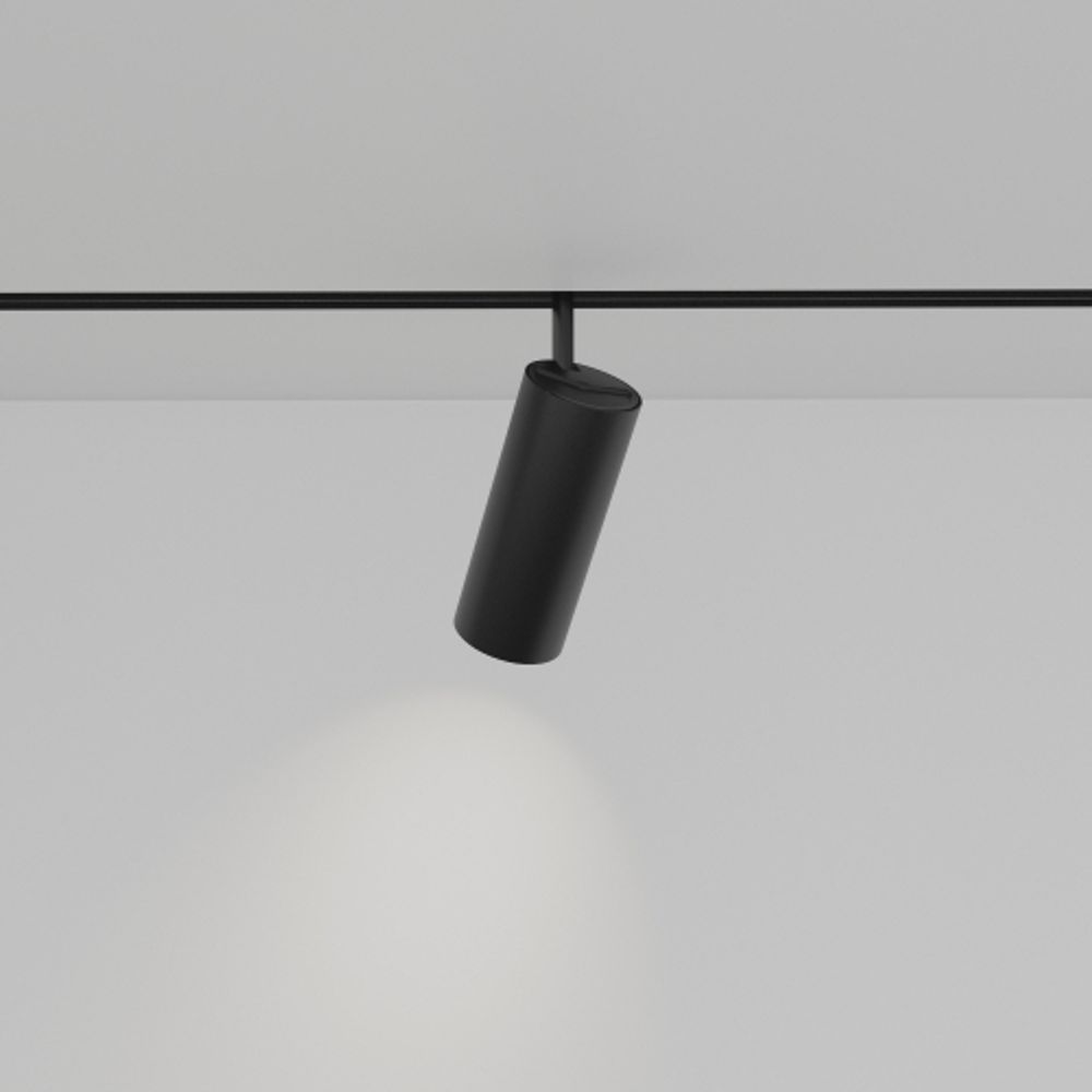 Магнитный трековый светильник ЭРА TRM20-6-15W4K BK светодиодный 15Вт 4000К черный для системы NOVA | Магнитные трековые светильники