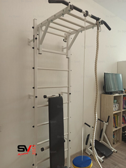 Монтаж шведской стенки Sv Sport в бетонные, кирпичные стены