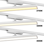 359776 PORT NT25 242 белый Светильник однофазный двухжильный трековый с переключ. цв. температуры IP20 LED 24W 180-265V 2700К/3200К/4000К STRATUS