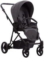 Детская коляска Bebetto Yoddi 2 в 1 02 т.серый
