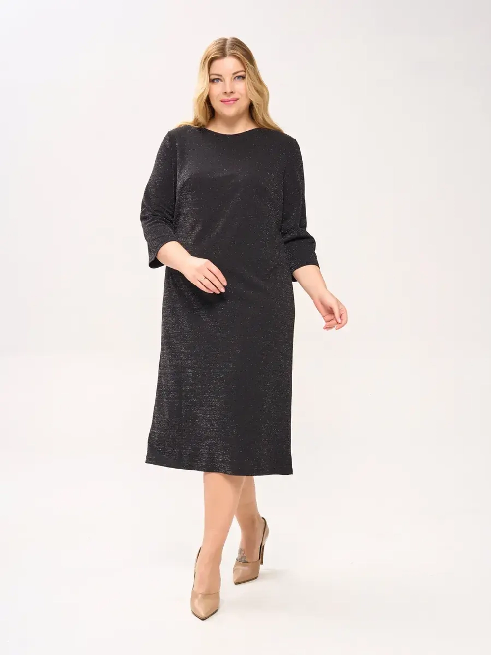 Платье нарядное вечернее с блеском