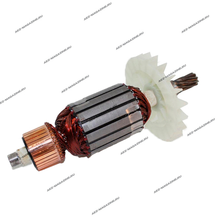 Якорь подходит для Интерскол М25(расстояние между запорн.шейками-162,диам по железу 53)