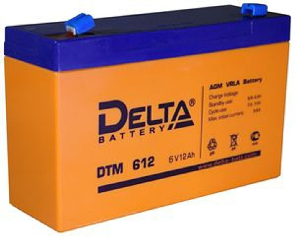 DELTA DTM 612 аккумулятор