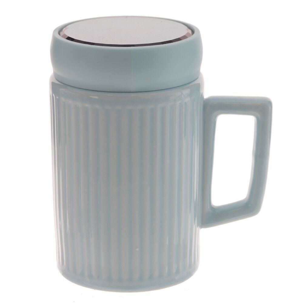 GAEM Кружка с крышкой, 400 мл, L11 W7,5 H13 см, 4в.