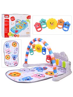 Коврик развивающий для малышей свет звук (368-82R)