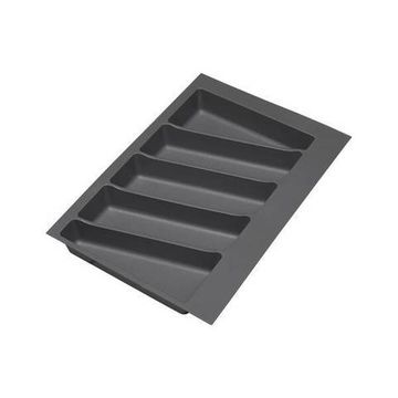 Ёмкость в базу 400 для столовых приборов, цвет орион серый / глубина 500