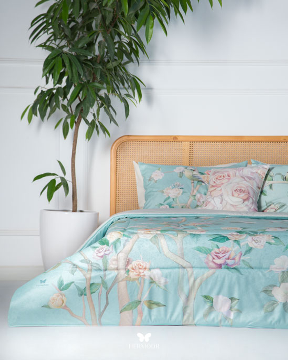 Комплект постельного белья двуспальный Hayat Hermodr 8 предметов 130220272 Иран