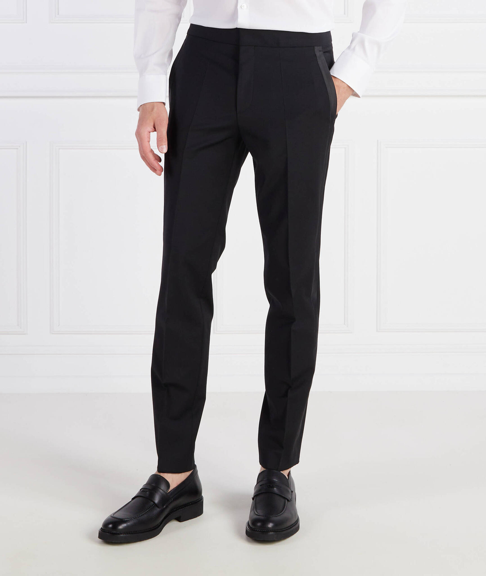 хлопковое штаны hesten224e1x HUGO - черный(50476482)