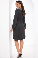 Платье "Искусство стиля" (темно-серое) П8296 LT Collection (Акция)