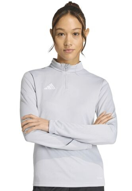 Женская теннисная куртка Adidas Entrada 26 Training - team light grey/white