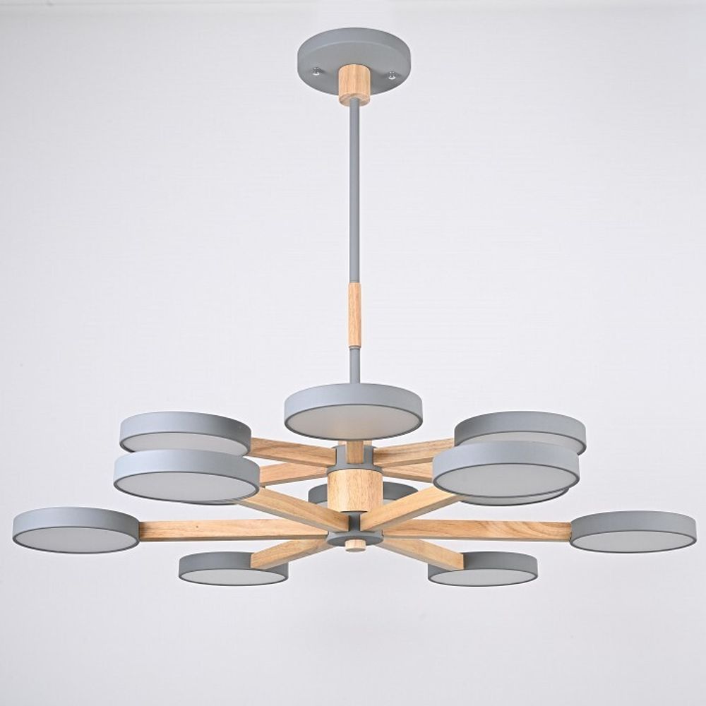 Люстра на штанге Imperiumloft TURNA Gray TURNA-DBL01