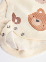 Боди с коротким рукавом для малышей Next N27-297, 5 шт., Бежевый, Коричневый