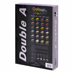 Бумага цветная DOUBLE A, А4, 80 г/м2, 500 л., пастель, фиолетовая