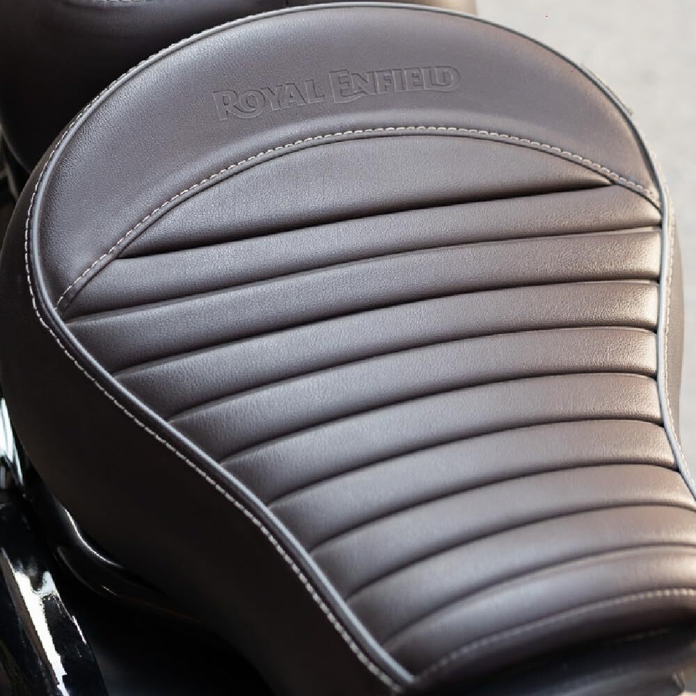 Сиденье Royal Enfield, коричневое Touring Rider Seat – Classic 350, арт. KXA00070