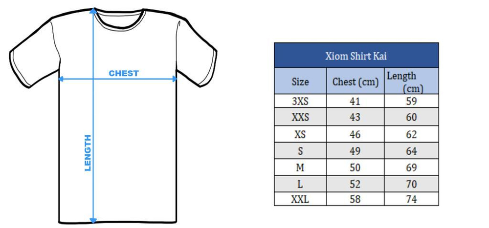 Xiom T-shirt Kai blue/grey