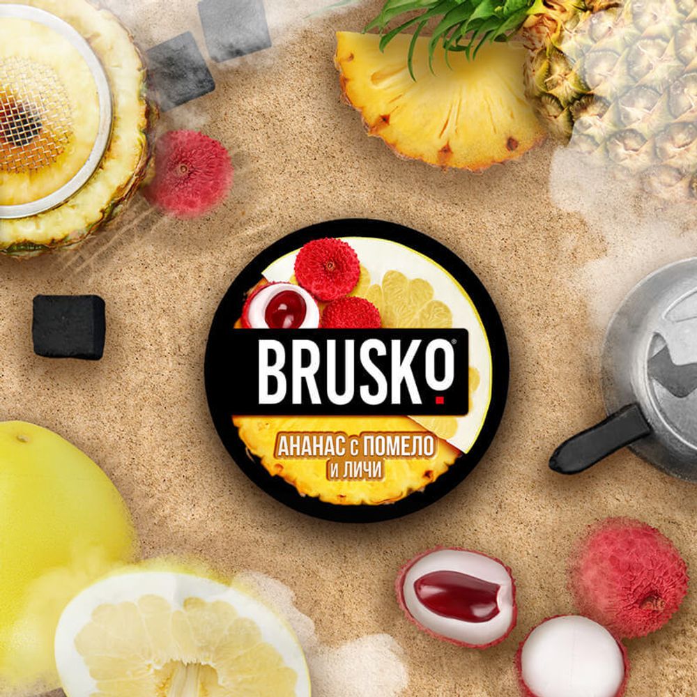 Brusko Medium - Ананас с помело и личи 50 гр.