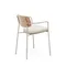 Maureen Штабелируемый стул из дубового шпона с бежевыми ножками