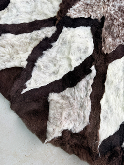 Ковер шкура натуральная овчина меховой