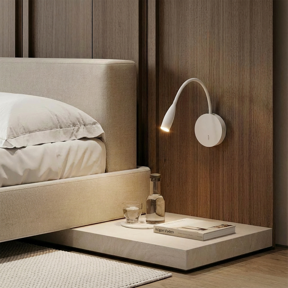 200336 Бра OMEGA LED 3W 160LM G БЕЛЫЙ 3000K