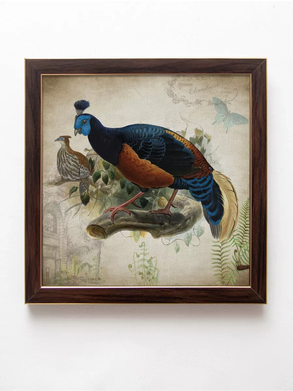 Картина на стену интерьерная на хосте 22,5*22,5 см