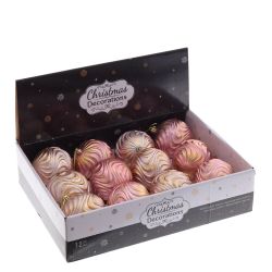 GAEM Набор из 12шт Украшение новогоднее "Шар", D 8 см, L35 W27 H8,5 см