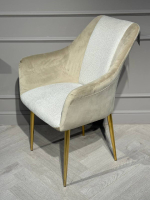 Стул обеденный Ist Casa Лючия, бежевый, золото