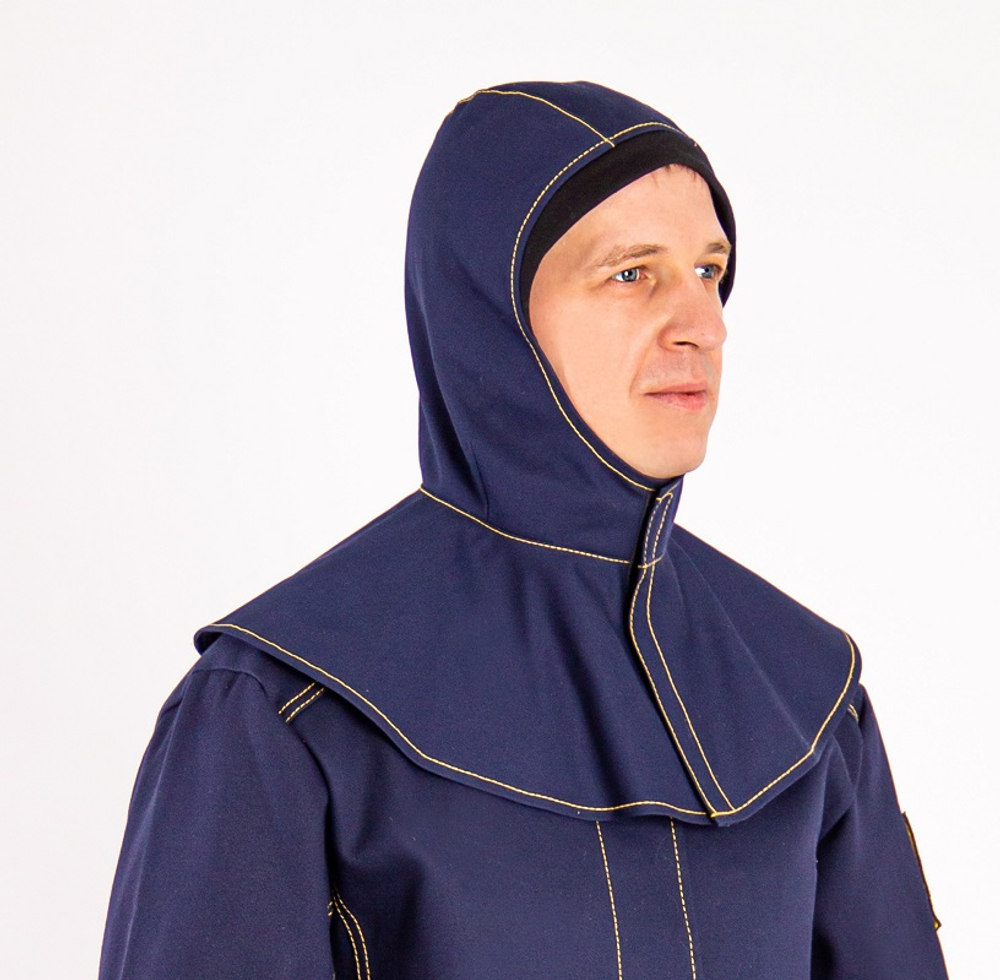 Подшлемник мужской защитный ВОЛАТ, артикул - 010-310, цвет - синий, размер - 57 (100% х/б, пл.310)