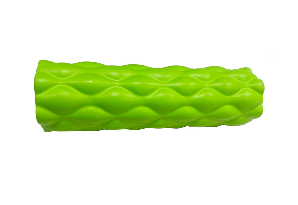 Ролик массажный для йоги MARK19 Yoga Bread 45x14 см зелёный