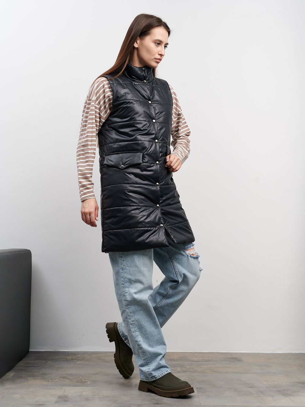 Жилет женский "Наоми" черный