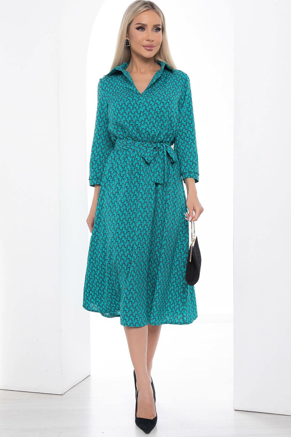 Платье "Бьянка" (изумруд) П8879 LT Collection (Акция)