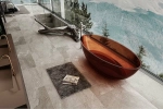 Ванна прозрачная ABBER Kristall AT9702Opal 180х85