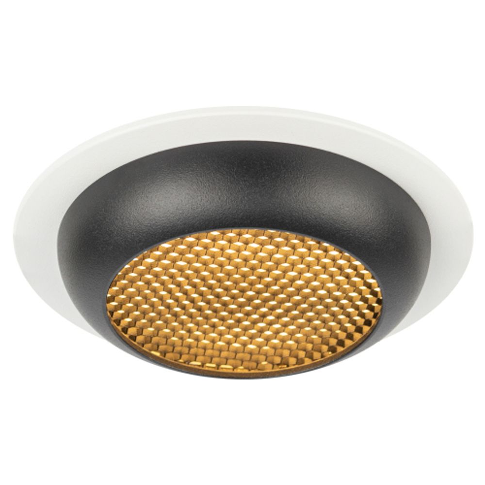 Встраиваемый светильник под лампу GX53 ЭРА KL111 WH/BK белый/черный матовый | Встраиваемые светильники Для ламп GX53