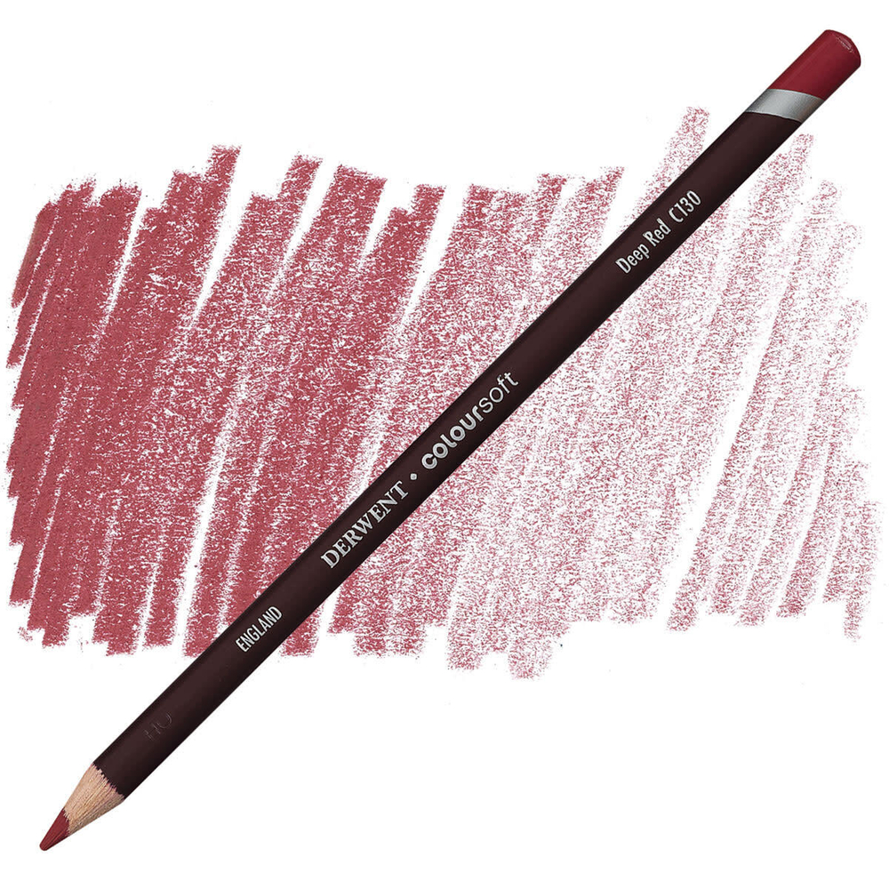 Derwent Coloursoft. C130 Deep Red