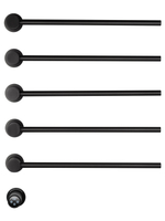 Полотенцесушитель электрический встраиваемый WONZON & WOGHAND HAMBURG, Черный матовый (WW-AL315-MB)