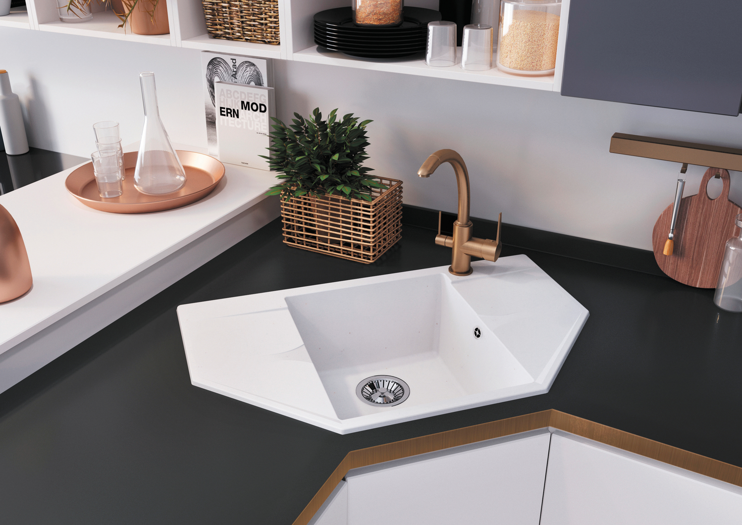 Распродажа угловых моек со скидками до 55%