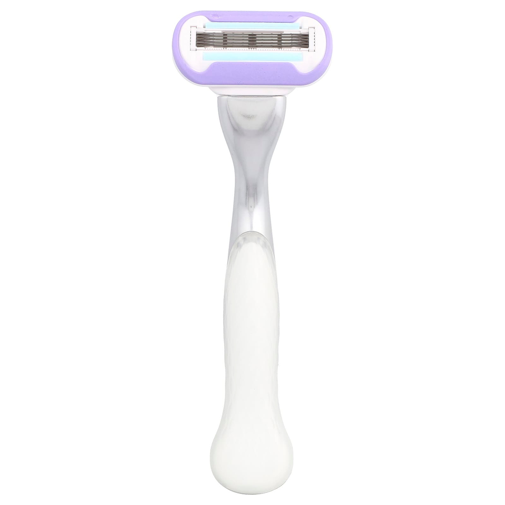 Gillette, Venus, гладкая платина, 1 бритва, 2 картриджа