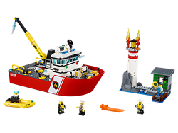 LEGO City: Пожарный катер 60109 — Fire Boat — Лего Сити Город