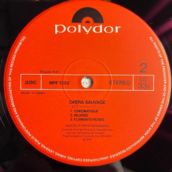 Винтажная виниловая пластинка LP Vangelis Papathanassiou Opera Sauvage (Japan 1980) (Obi) Hymne